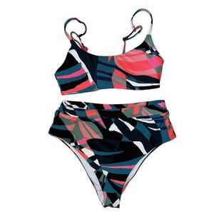 Like new Raisins Bikini Top (sz Small) & High Waist Bottoms (sz Medium)